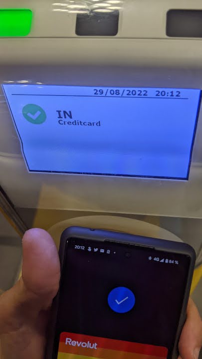 Check-in u označovacího sloupku pomocí karty Revolut Mastercard v Google
Pay