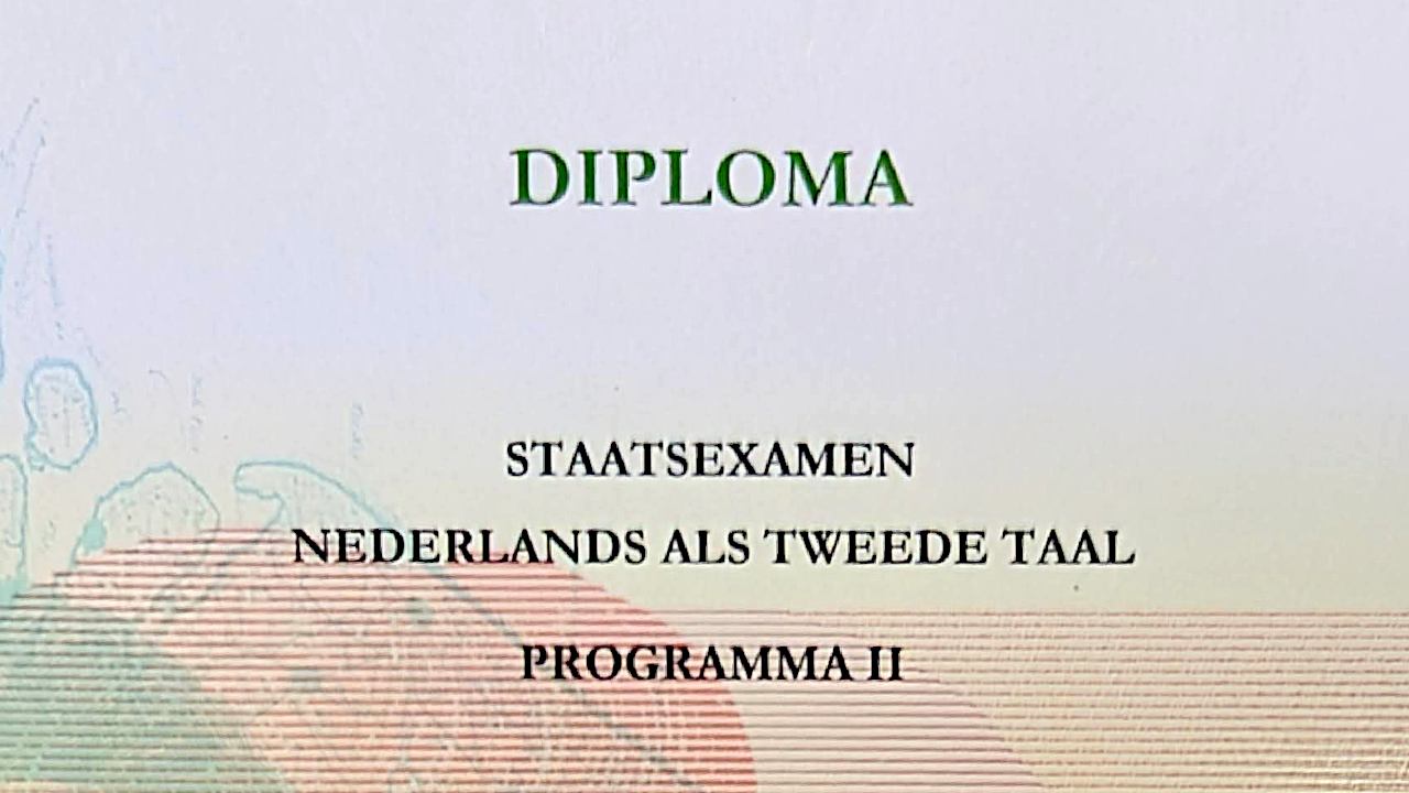 Diploma staatsexamen Nederlands als tweede taal programma II