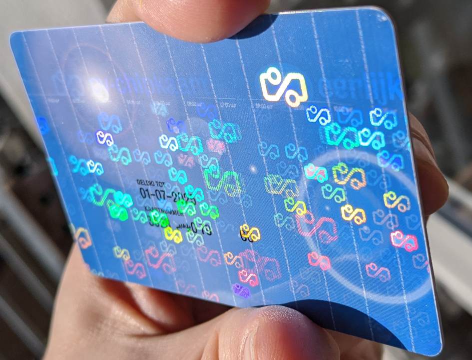 Anonymní karta OV-chipkaart